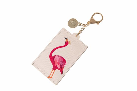 Sara Miller - Keyring | Premium Matte Fabric | Embossed Charm | 9.9 x 6 x 0.3 cm - Image 3