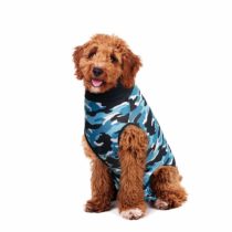 Suitical Recovery Suit Dog, Small, Blue Camouflage