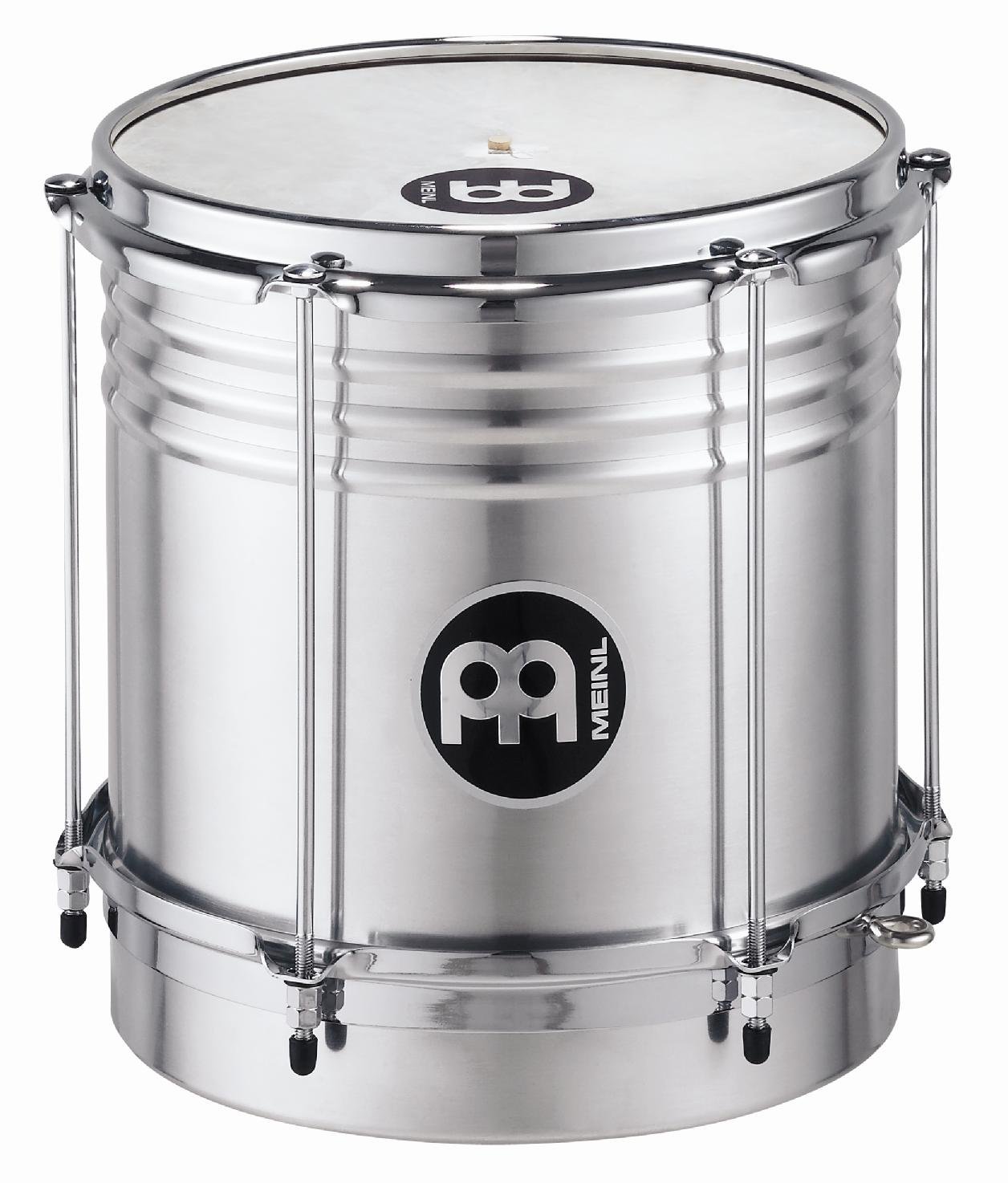 Meinl Percussion Aluminum Series Cuica - Very Small Hand Drum with Goat Skin - 10 Inches Height - Aluminum, Silver (QW10)