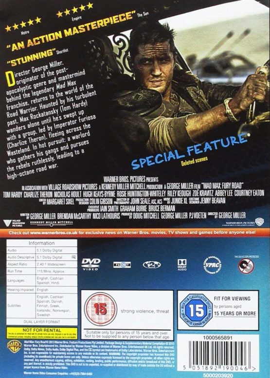 Mad Max: Fury Road [DVD] [2015] - Image 2