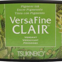 Tsukineko Verdant Versafine Clair Ink Pad, Synthetic Material, Green, 5.6 x 9.7 x 2.3 cm