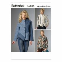 Butterick Patterns 6106 ZZ Sizes Large 16 - 18/ Extra-Large 20 - 22/ Extra-Large 24 - 26 Misses Jacket
