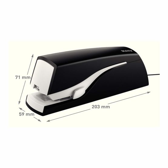 Leitz 55330095 5533 NeXXt Electric Flat Clinch Stapler, Black - Image 2