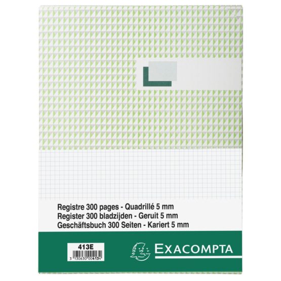 Exacompta 413E Accounting Book A4 Format Squares 110 g/m? 150 Sheets - Image 4