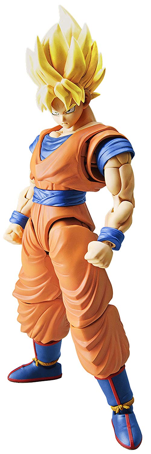 Bandai Hobby Figure-Rise Standard Super Saiyan Son Goku "Dragon Ball Z" Building Kit, 8 Inches
