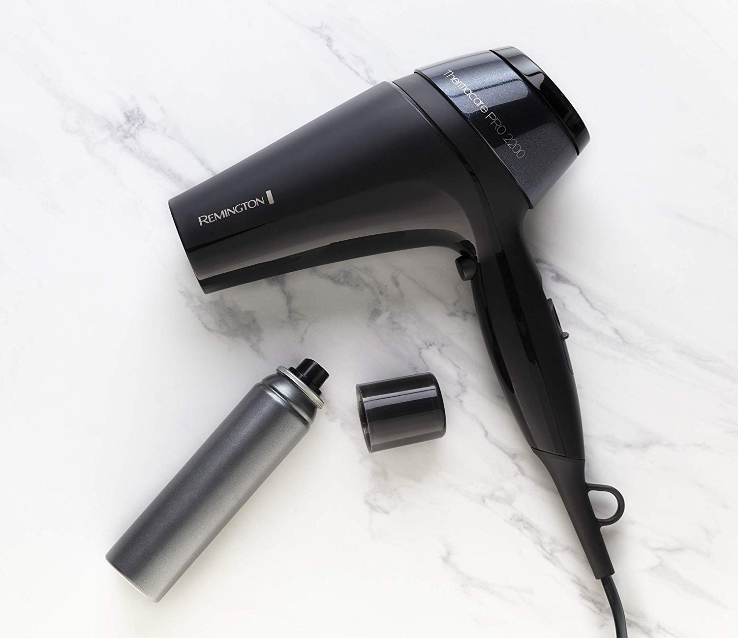 Remington Thermacare Pro Hair Dryer with Concentrator, Three Heat and Two Speeds with Cool Shot, 2.5 Metre Power Cable - Image 2