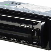 Belson BS-1502 FM/AM/MP3 Car Radio without CD Player, with USB and SD Reader, Black