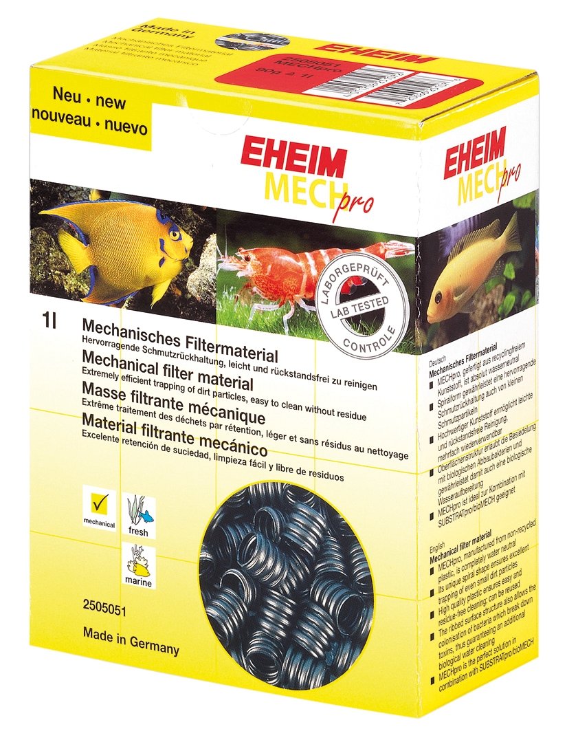 Eheim Mechpro Filter Media, 1 Litre, yellow, 1l