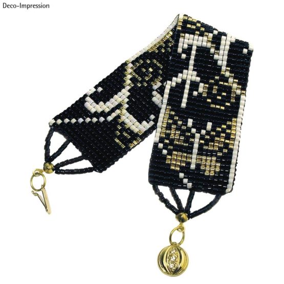 Rayher Delica-Rocailles, 2,2 mm, metallic mat, black, miscellaneous, 0.45 x 0.45 x 0.15 cm - Image 3