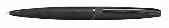 Cross ATX Refillable Click-Off Cap Stainless Steel Ballpoint Pen with Diamond Pattern, Medium Ballpoint, includes Premium Gift Box and Black Cartridge, 1 Pack, Metallic Black - Image 4