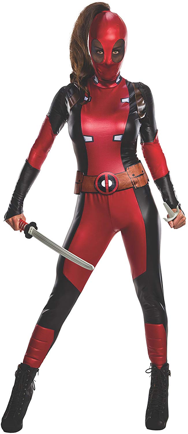 Rubie's 810984S000 Deadpool Fancy Dress, Women, Multicolour, S Halloween