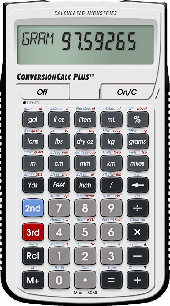 Calculated Industries 8030 ConversionCalc Plus Ultimate Professional Conversion Calculator