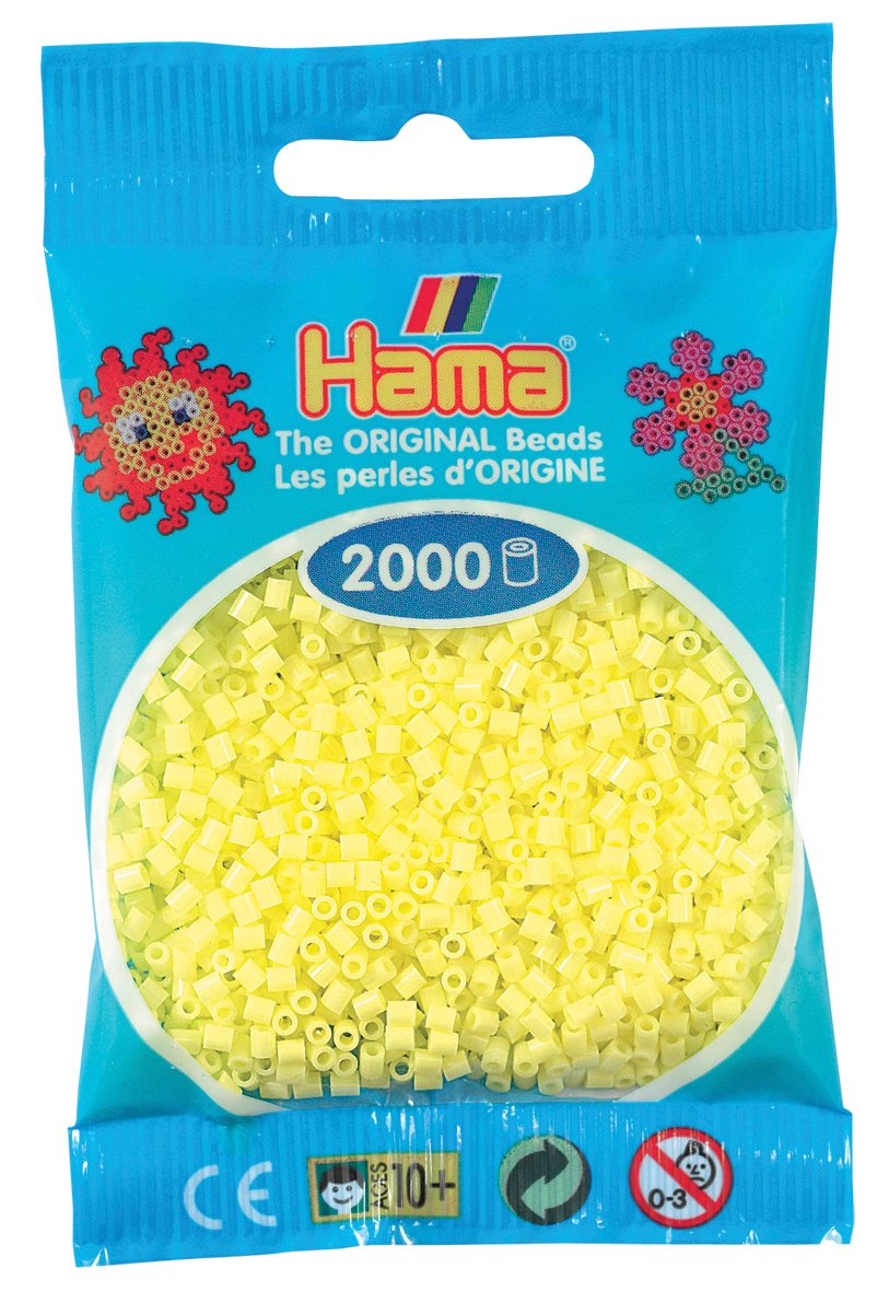 Hama - mini beads, Yellow, Small