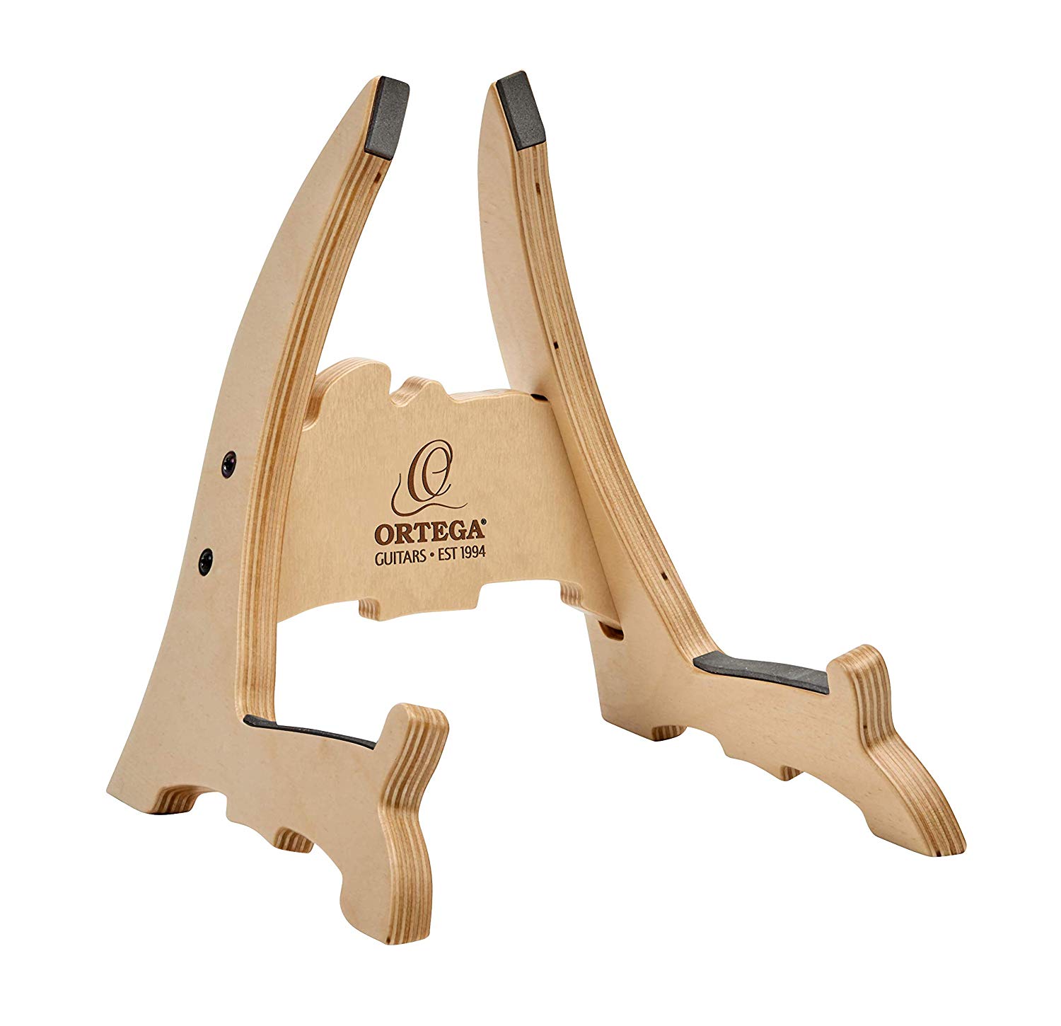 Ortega Guitars OWUS-2 Birch Wood Ukulele Stand, Natural Bright,Brown