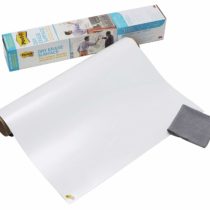 Post-it Super Sticky Dry Erase Film, 1 Roll 91.4 cm x 121.9 cm, Transform any surface into a collaborative space, Self-Adhesive Whiteboard Solution