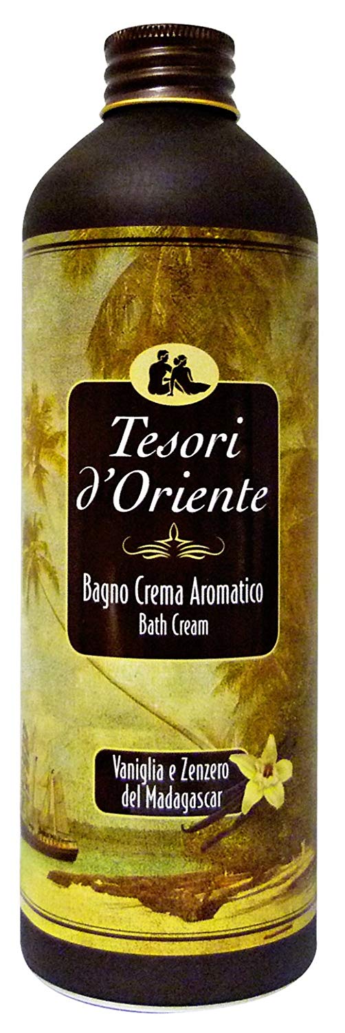 TESORI D'ORIENTE Set of 6 Bathroom Vanilla-Ginger 500 Ml. Soaps and Cosmetics, Multi-coloured, 500 ml (Pack of 6)