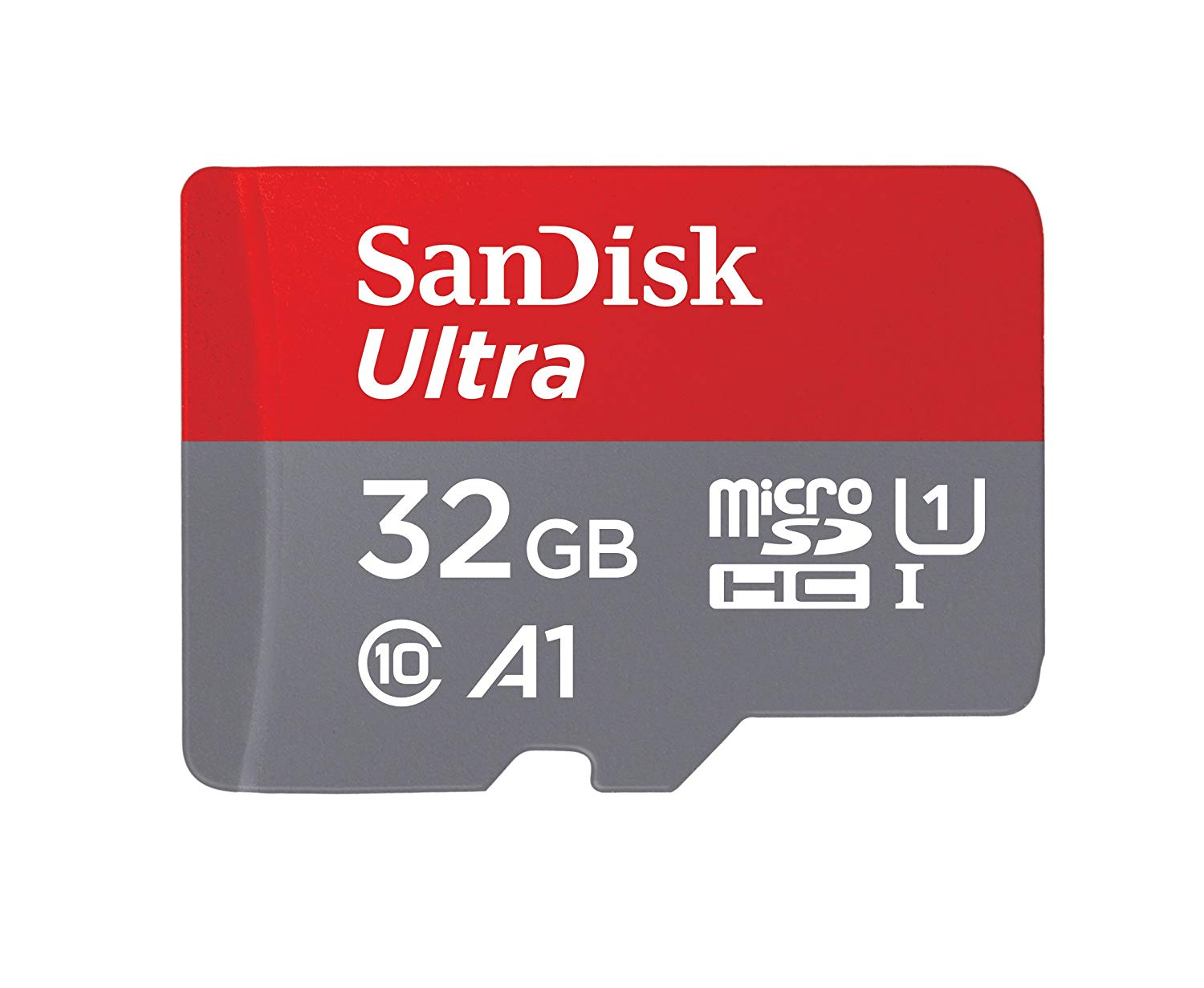 SanDisk Ultra 32 GB microSDHC Memory Card + SD Adapter with A1 App Performance Up to 98 MB/s, Class 10, U1