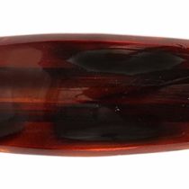 CARAVAN French Hand in Football Shaped Barrette For Thick Hair, Tortoise Shell