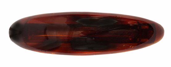 CARAVAN French Hand in Football Shaped Barrette For Thick Hair, Tortoise Shell