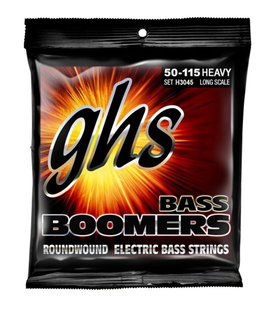GHS BASS BOOMERS String Set For Electric Bass - H3045 - Heavy - Long Scale - 050/115