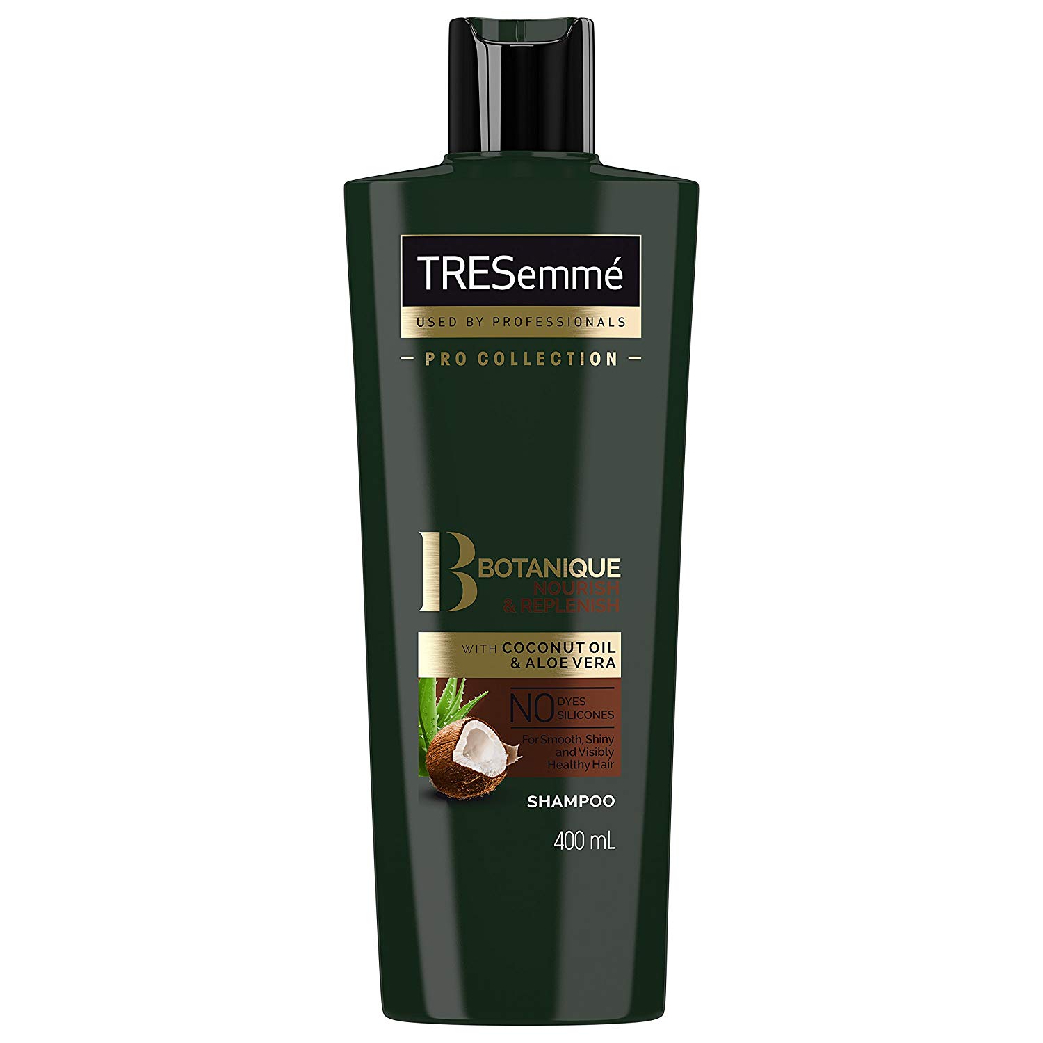 Tresemme Pro Collection Botanique Nourish and Replenish no Dyes or Silicones Shampoo for Dry Hair 400 ml Pack of 6