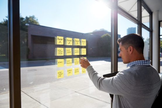 Post it Notes Super Sticky Z-Notes, 76mm x 76mm, Canary Yellow, 6 pads, 90 sheets per pad - Image 2