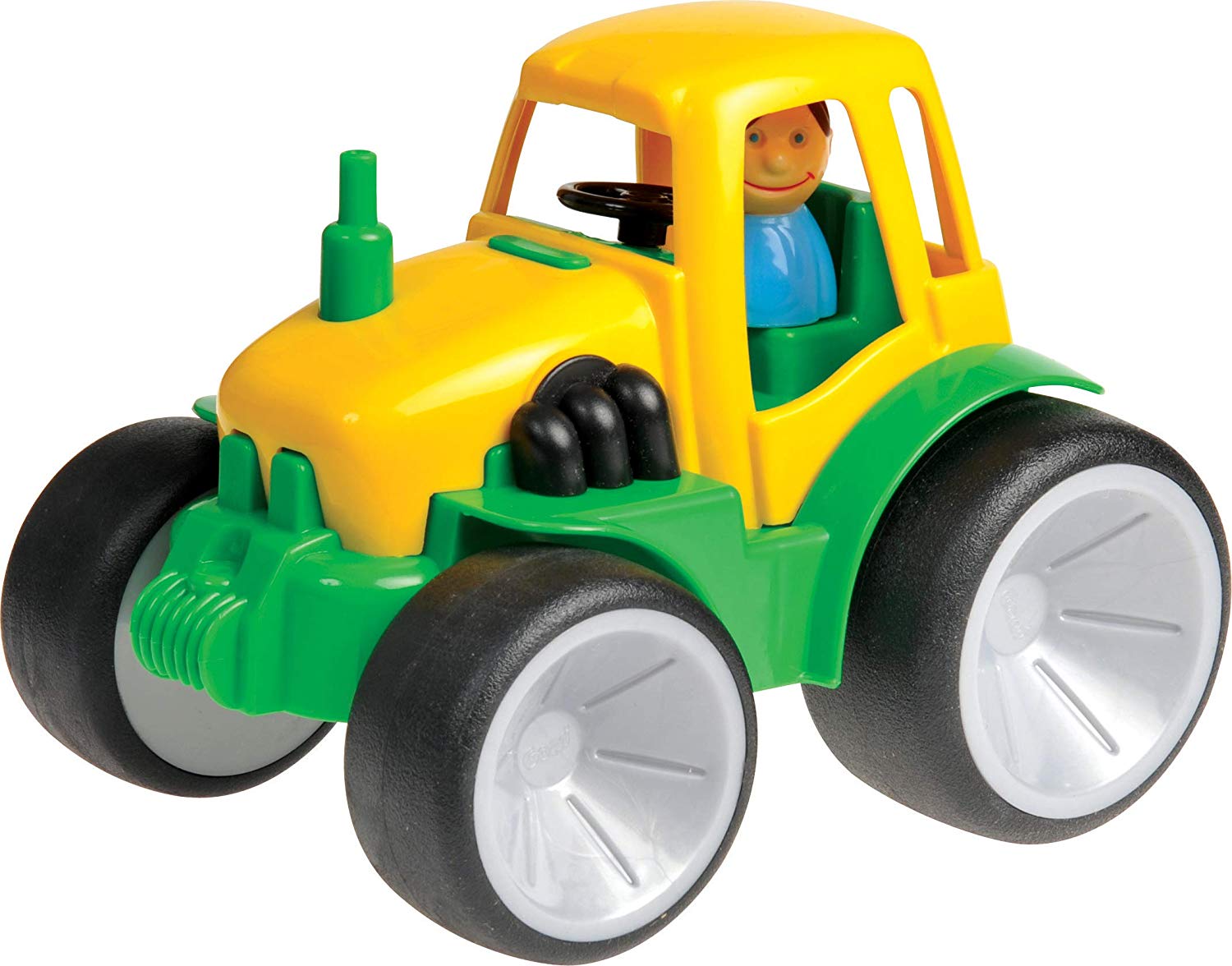 Gowi 561 - 8 with Tractor without scoop Loose, Green/Yellow, Large