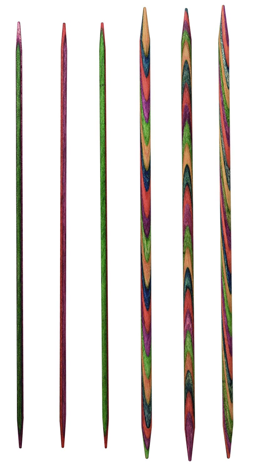 KnitPro Symfonie Double Pointed Needles 8" (20cm), birch, 6.00mm - Image 2