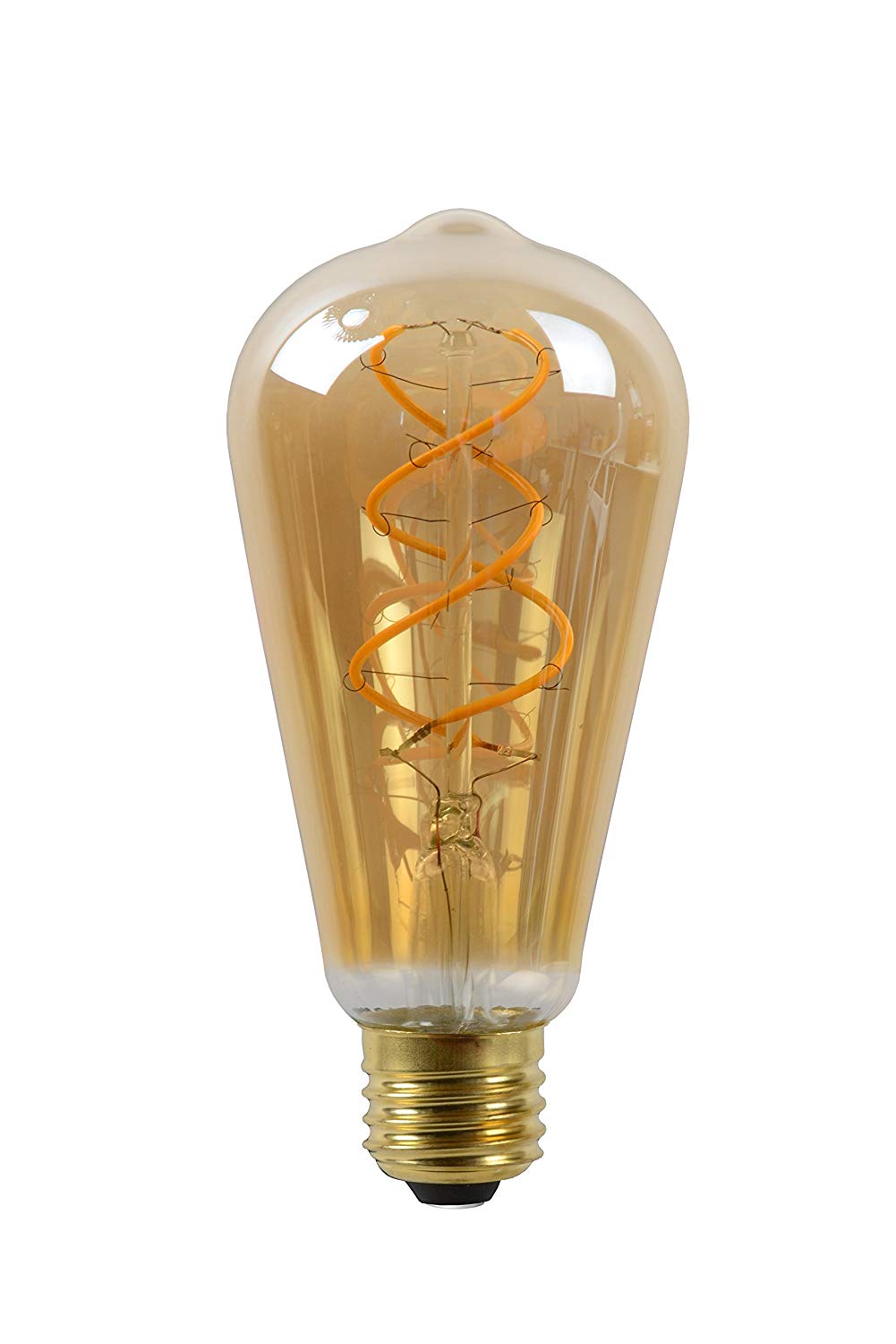 Lucide LED Bulb - Filament Bulb - diameter 6,4 cm - LED Dim. - 1x5W 2200K - Amber, 1 x 1 x 14.6 cm - Image 2