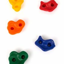 Small Foot 10880 Rocks Made of Robust, Weather-Resistant Material for Your own Climbing Wall, incl. mountings, Resilient up to 80 kg, Suitable for Children from 3 Years and up