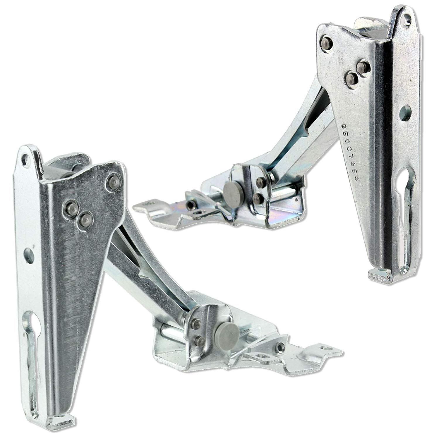 Schreiber APP6302 Fridge & Freezer Door Hinges 1 Pair, Stainless, Standard