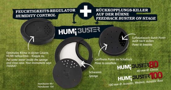 Ortega HUMIBUSTER80 with 85mm Diameter for Most Classical Guitars - Image 4