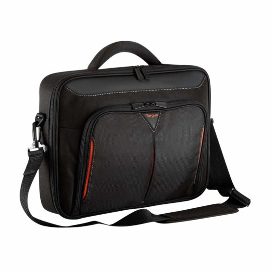 Targus Classic Plus Clamshell Business Professional Travel Messenger Laptop Bag with Protective Sleeve for 15-15.6 Inch Laptop, Black (CN415EU) - Image 4