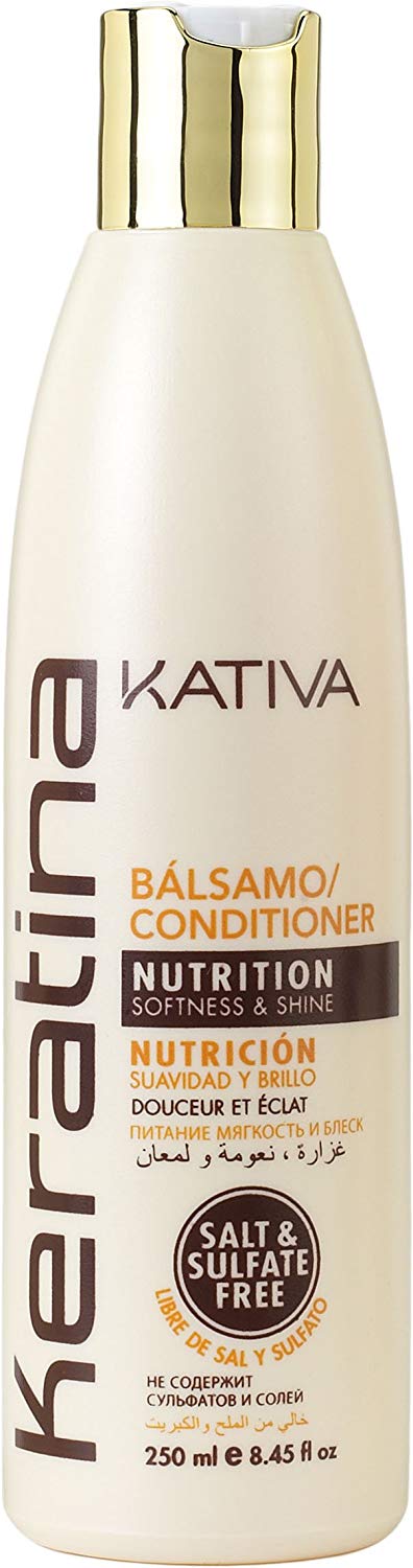 KATIVA Keratin Conditioner 250 ml, Multicolor, 250 ml (Pack of 1)