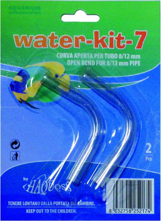 Haquoss Aquarium Tank Water Kit-7 Pumps Accessories for Open Curve Tube Joint 8/12 mm & 2-Piece Joints