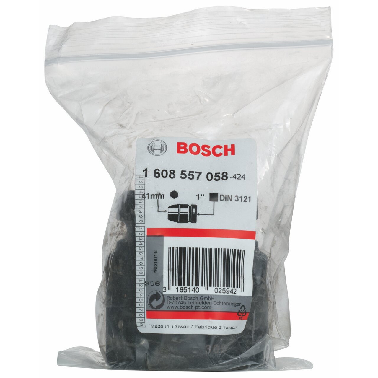 Bosch 1608557058 Socket, Gray, 41 x 66 x 54 mm - Image 2