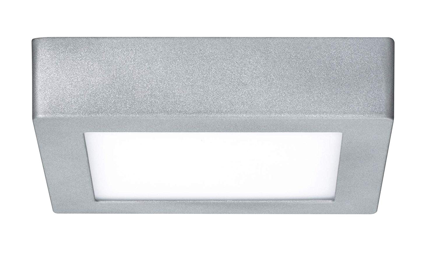 WallCeiling Lunar LED Panel 170x170mm 11W 230V matt Chrome Aluminium, Chrome Matt, 17x3,8x17 cm - Image 2