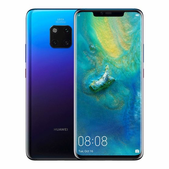 HUAWEI Mate 20 Pro 128 GB 6.39-Inch 2K FullView Android 9.0 SIM-Free Smartphone with New Leica Triple AI Camera, Single SIM, UK Version - Twilight