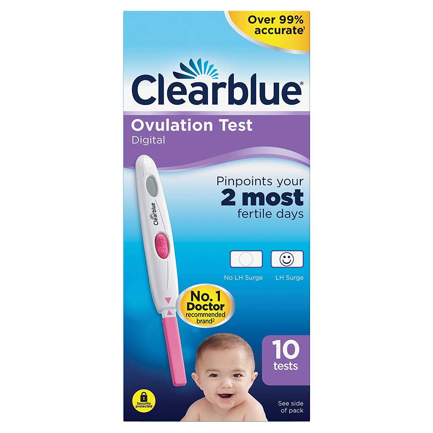 Digital Ovulation Test Kit OPK Clearblue Proven To Help You Get 