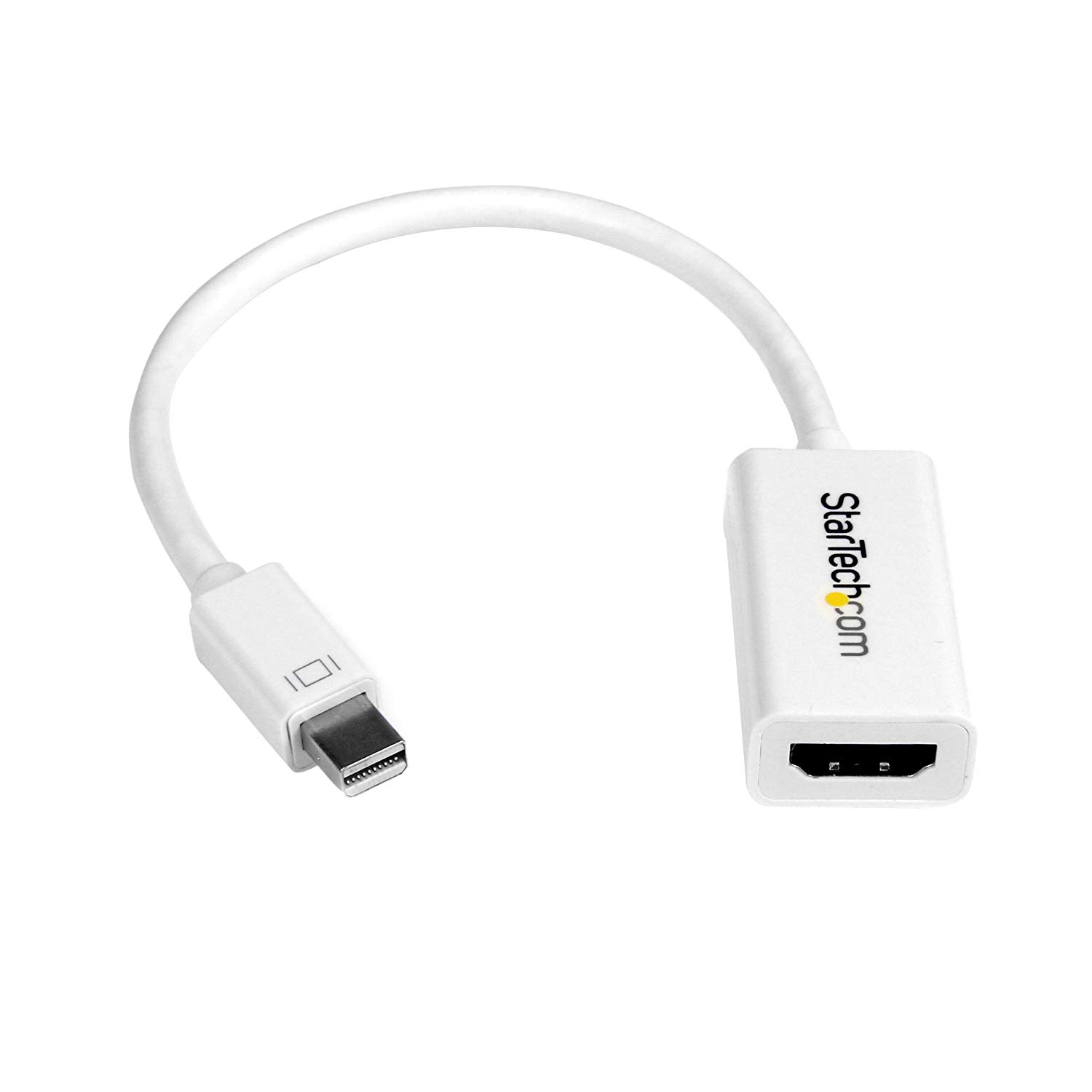 StarTech.com Mini DisplayPort to HDMI Adapter, Active mDP to HDMI Video Converter, 4K 30Hz