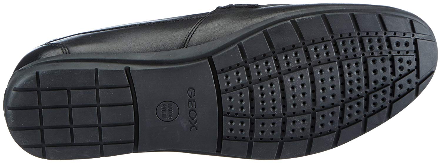 Geox U Siron W C - Smooth Leather Men's Loafers - Image 4
