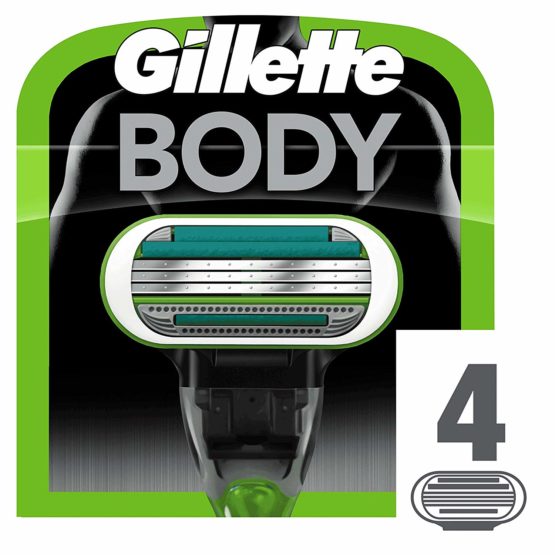 Gillette Body Replacement Razor Blades 4 Unidades – BigaMart