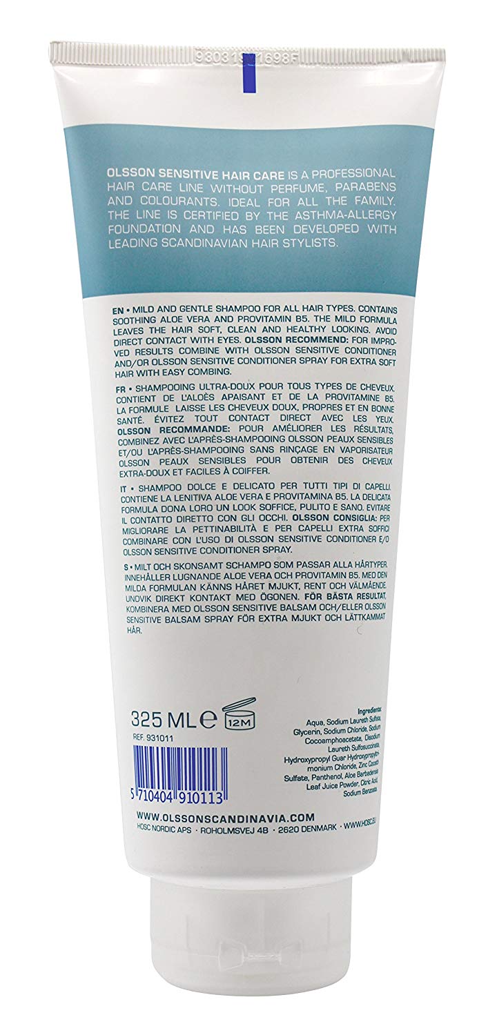 Shampoo for Sensitive Scalp & Dry Hair, Fragrance Free Treatment for Itchy Scalp Psoriasis & Dandruff, Allergy UK Recommended - Image 2