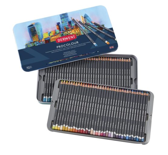 Derwent Procolour Colouring Pencils, Drawing & Writing, Set Of 72, Ideal For Colouring, Professional Quality, 2302508