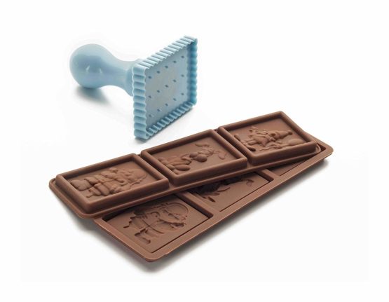 IBILI Chocolate kit Petit Kids of Silicone, Light Blue, 20 x 5 x 6.5 cm - Image 2