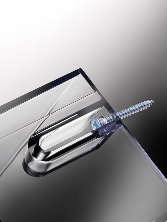 SIGEL LH135 Wall-Mounted Literature Holder, for A4, with 3 compartments, acrylic, clear, 1 pc. - Image 4