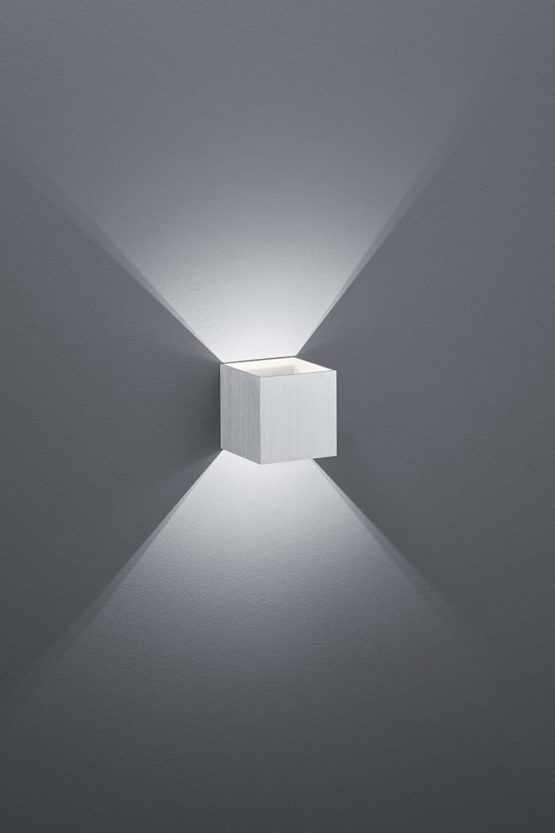 Trio Leuchten Louis 223310105 LED Wall Light Aluminium / White Interior 4.3 Watt LED - Image 2