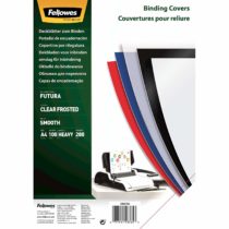 Fellowes Futura Polpropylene Binding Cover- Clear Frosted (Pack of 100)