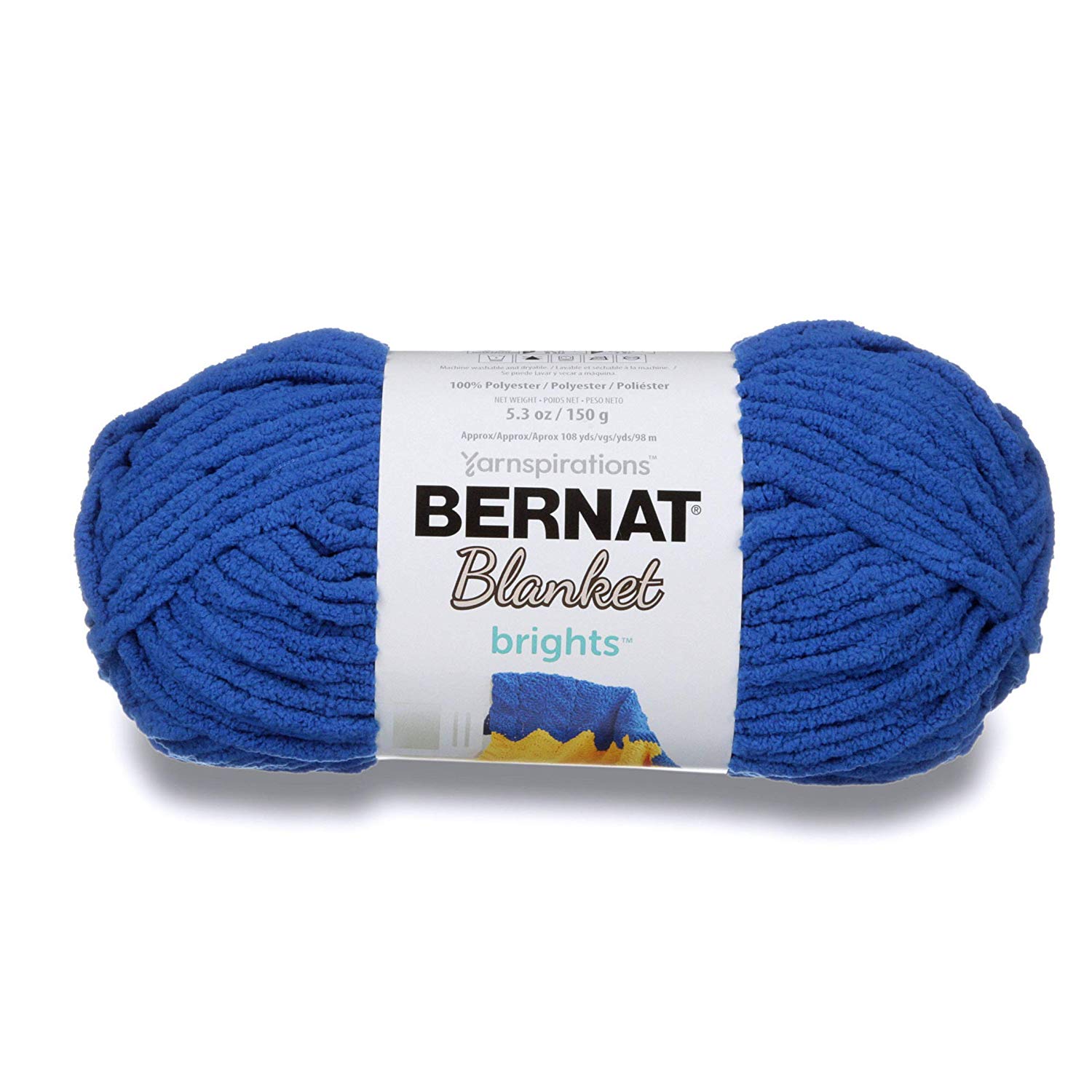 BERNAT Blanket Brights, Royal Blue, 150G