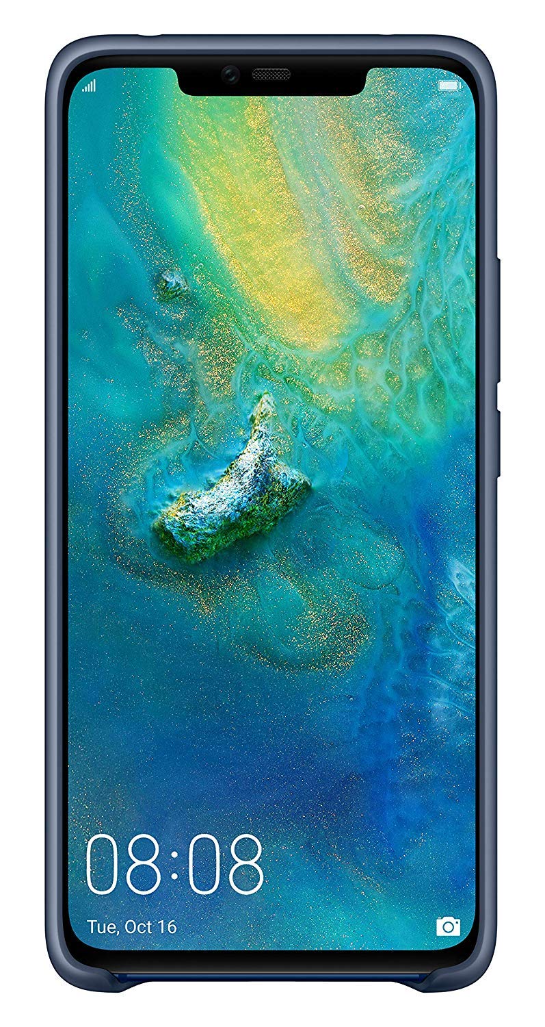 Huawei Flexible Protective Silicone Case for Mate 20 Pro, Light Blue - Image 2